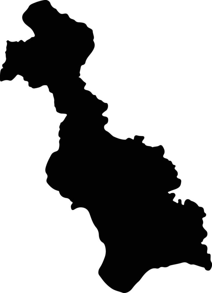 Cumbitara Colombia silhouette map vector