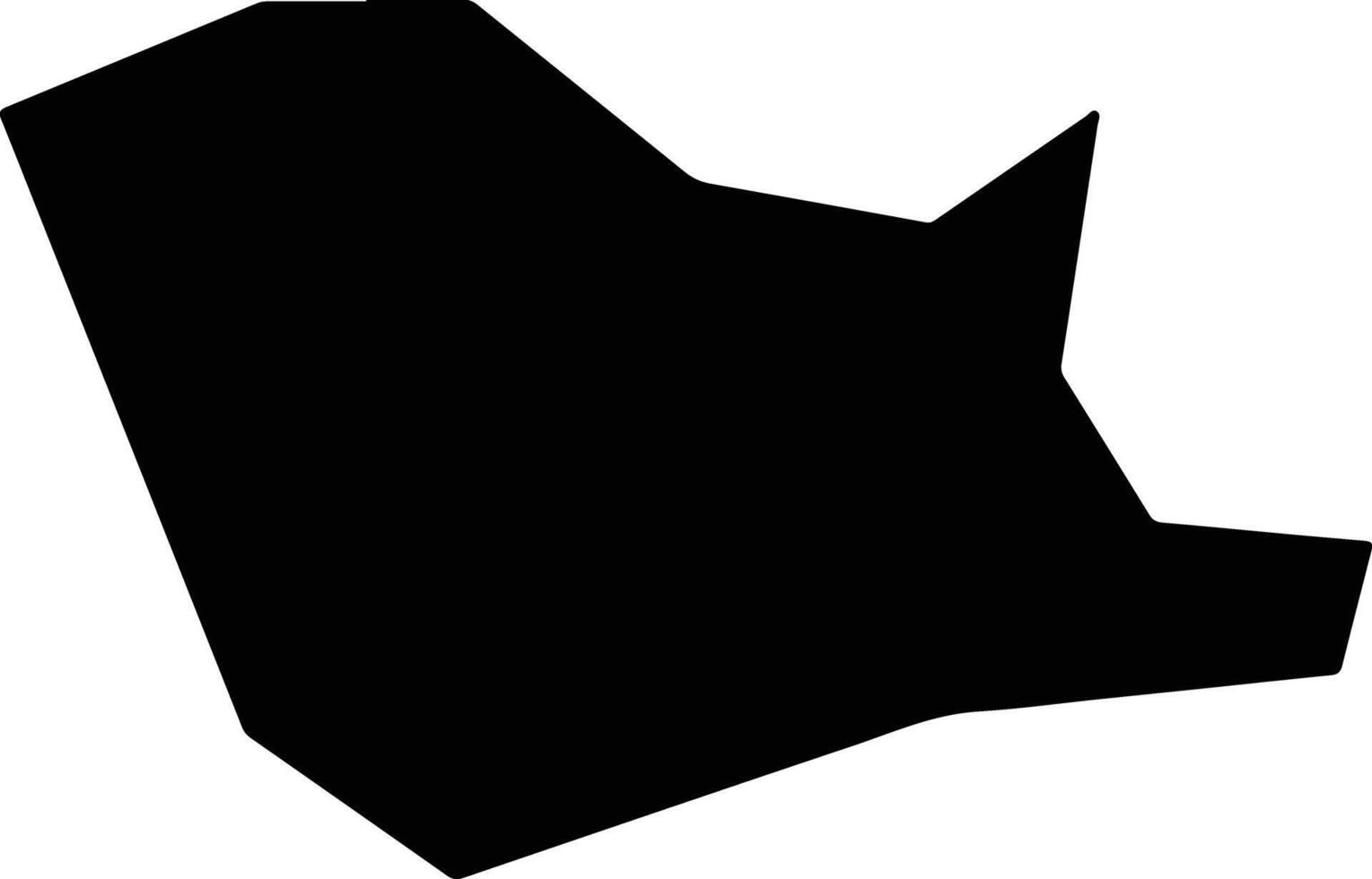 Cupira Brazil silhouette map vector