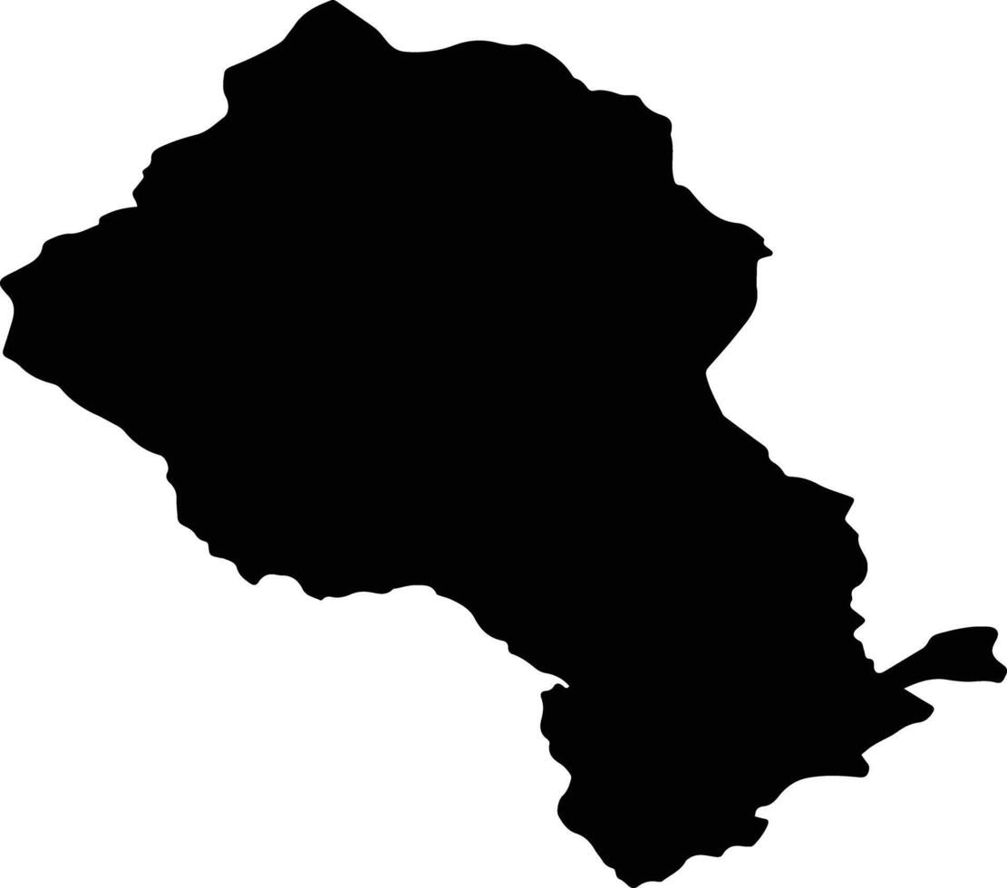 CUPSENI Romania silhouette map vector