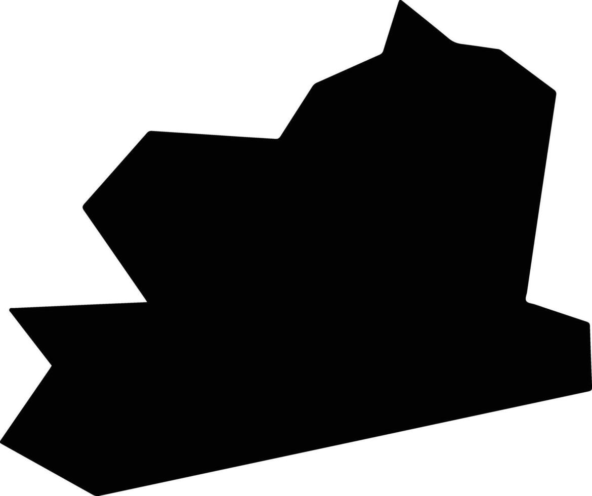 Curralinhos Brazil silhouette map vector