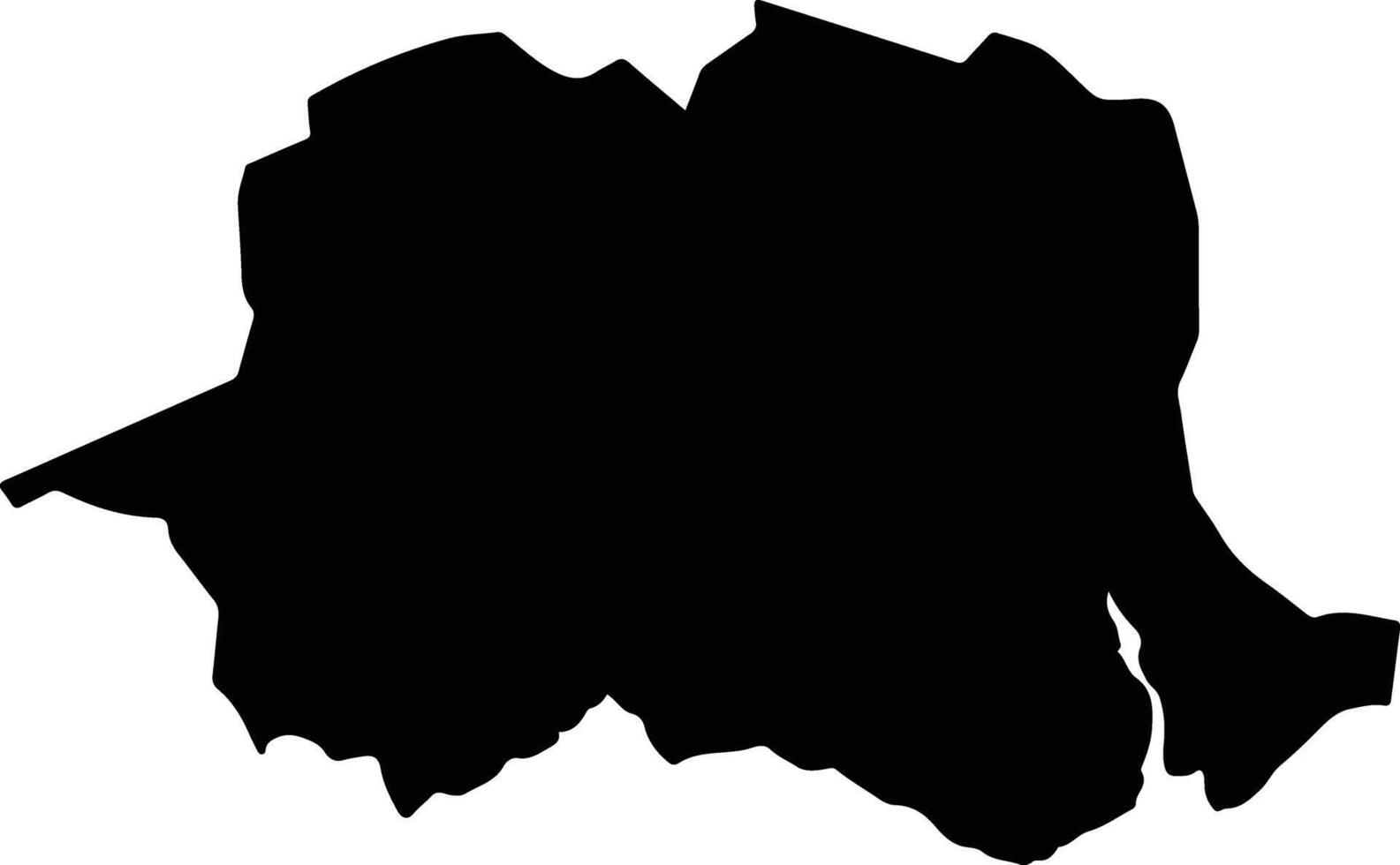 Curralinho Brazil silhouette map vector