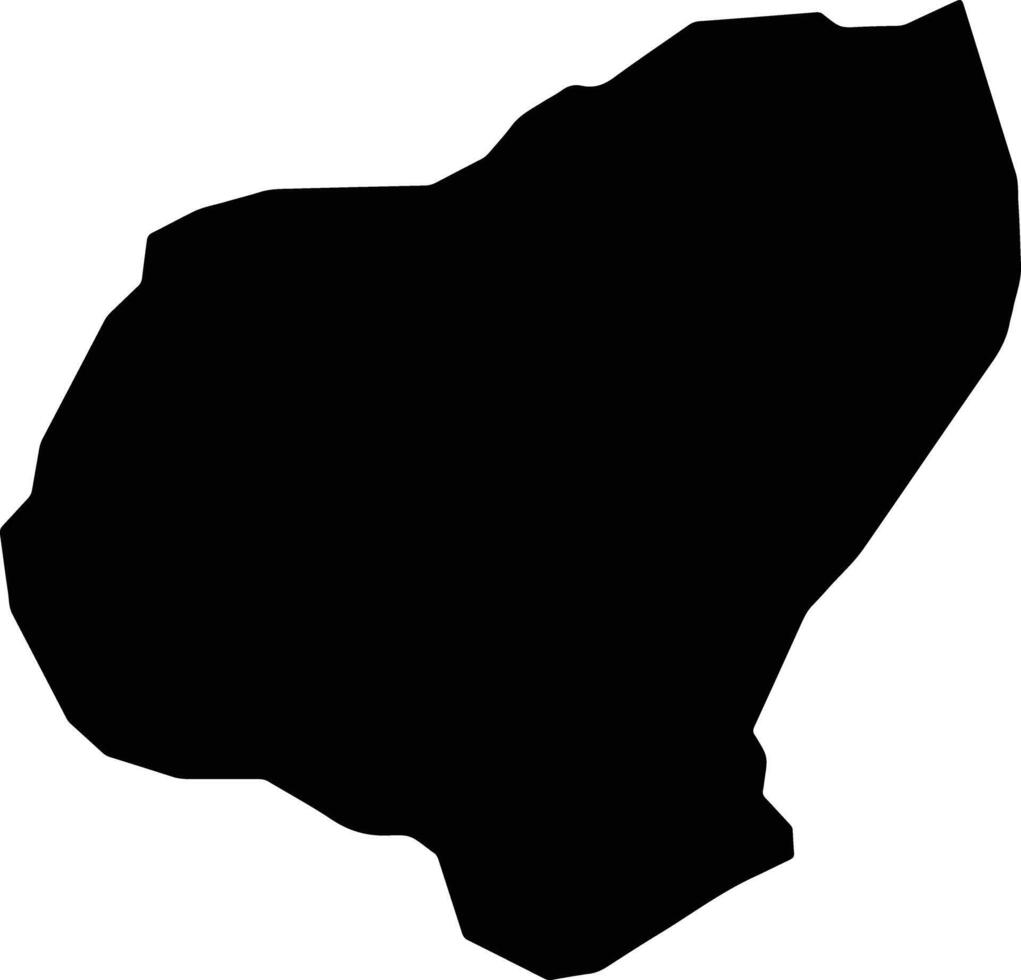 Curridabat Costa Rica silhouette map vector