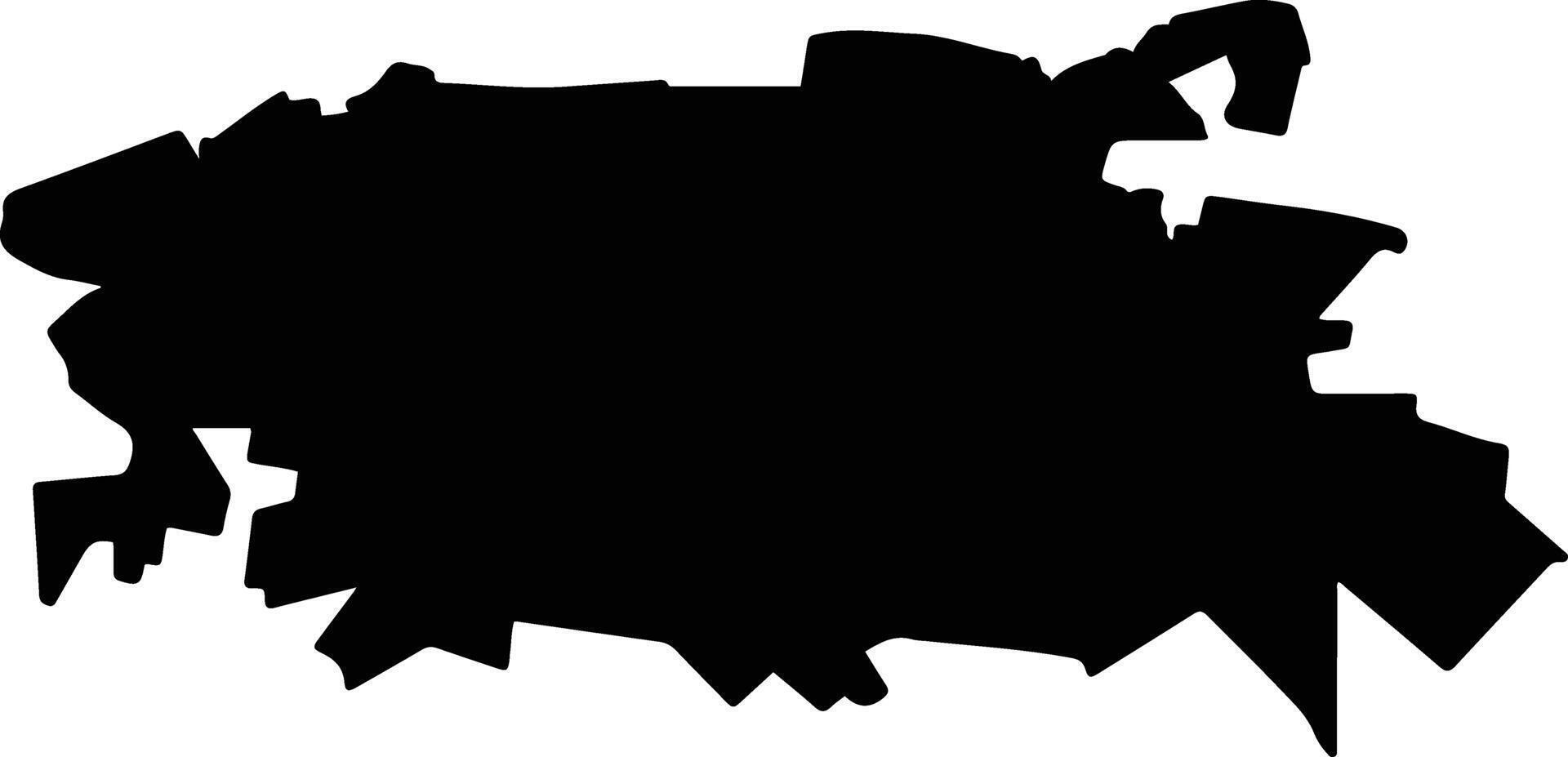 Cusihuiriachi Mexico silhouette map vector