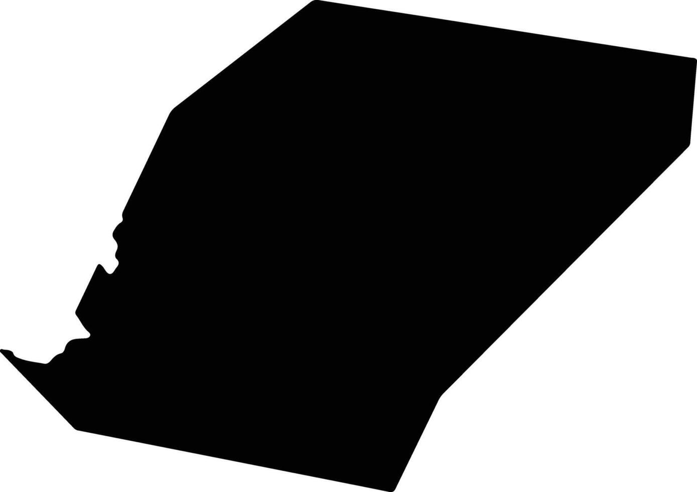 Dadeidhura Nepal silhouette map vector