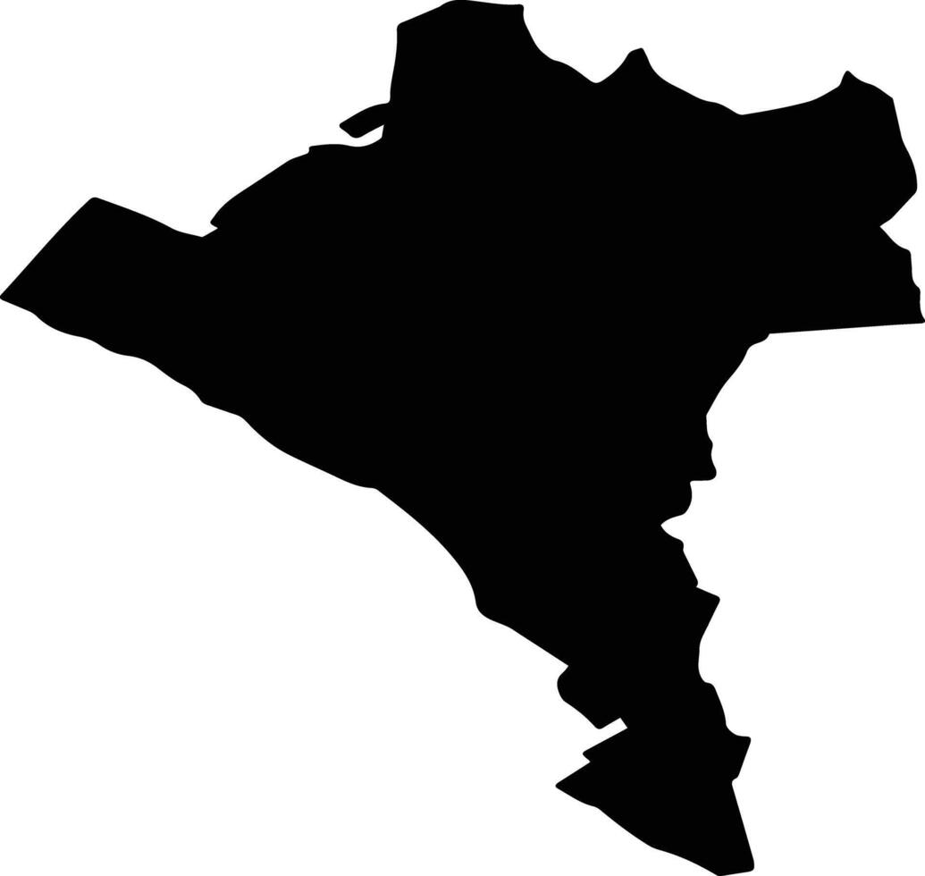 DAGATA Romania silhouette map vector