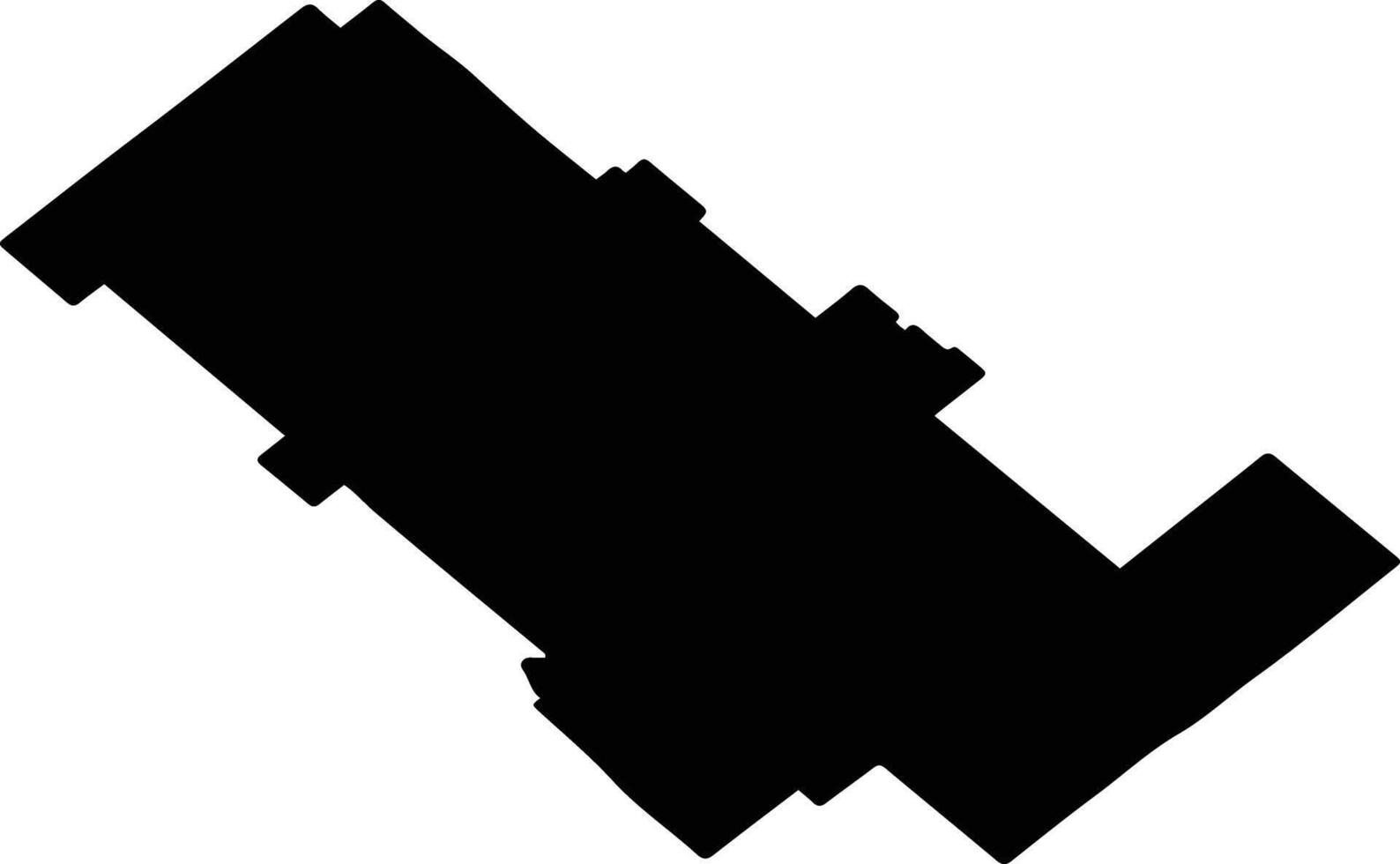 Daireaux Argentina silhouette map vector