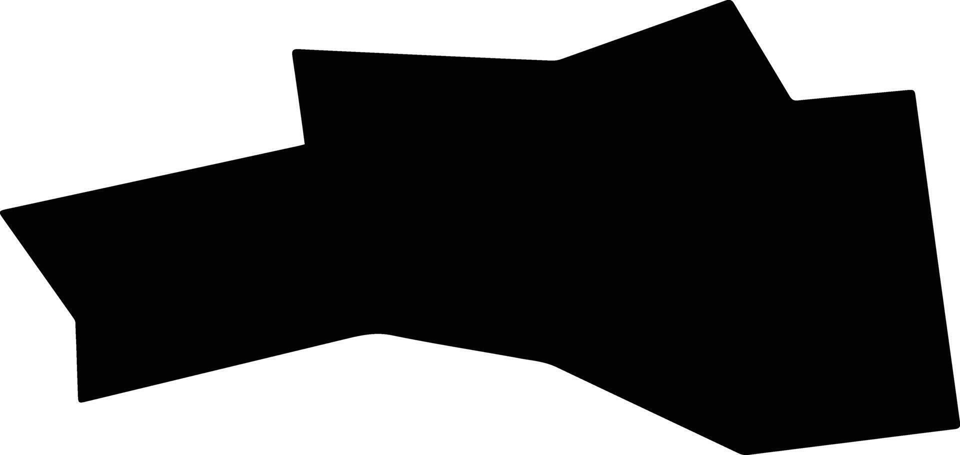 Dalgopol Bulgaria silhouette map vector