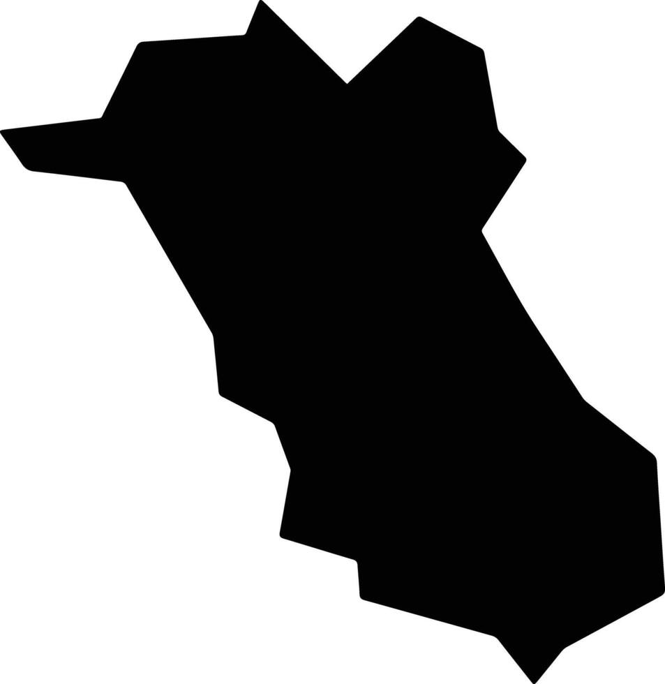 Dali Cyprus silhouette map vector