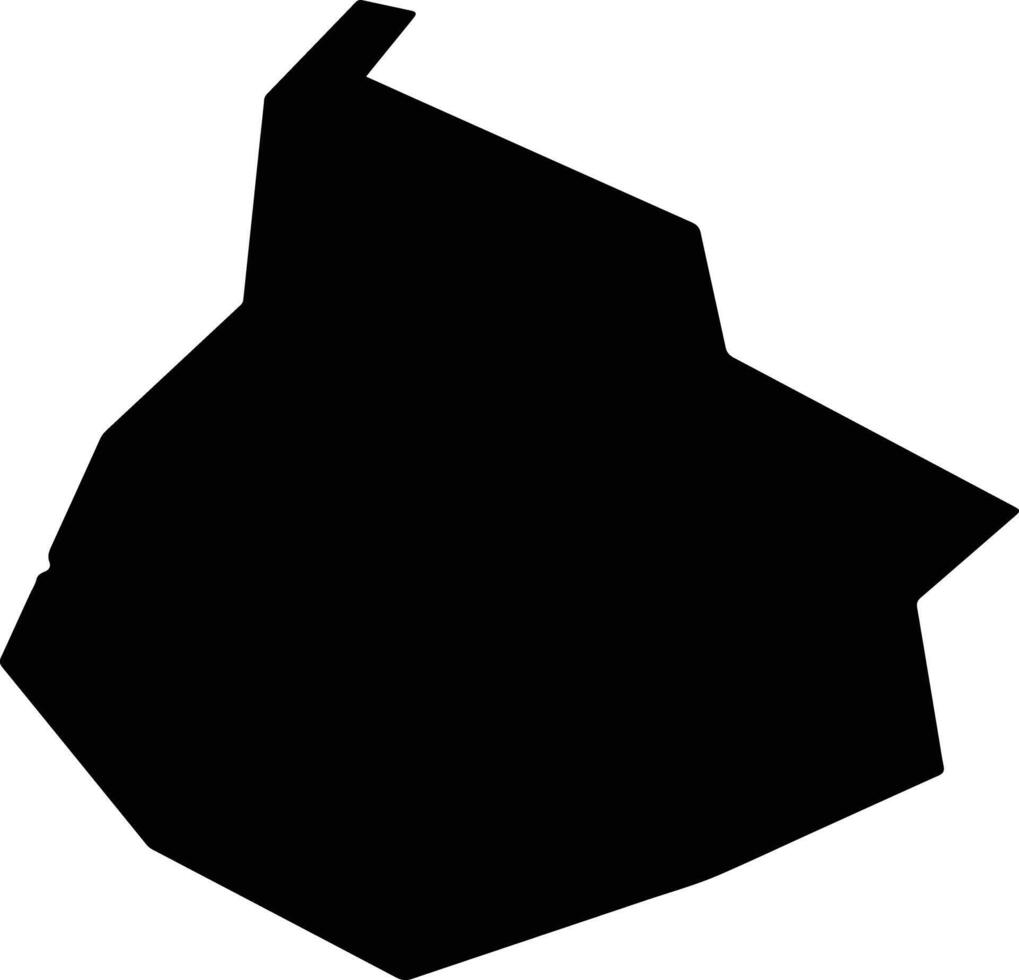Dals Ed Sweden silhouette map vector
