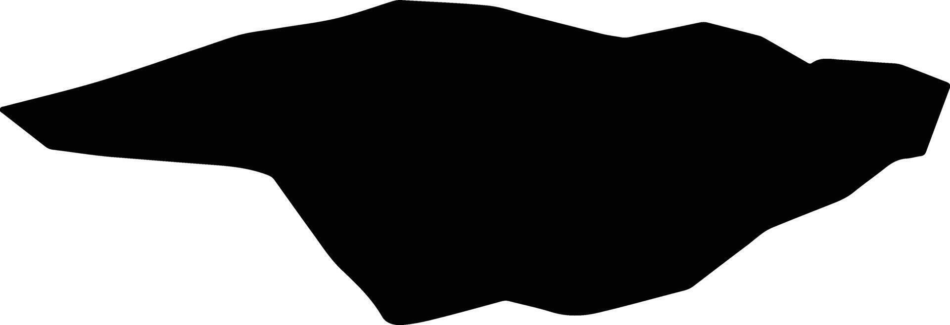 Damal Turkey silhouette map vector