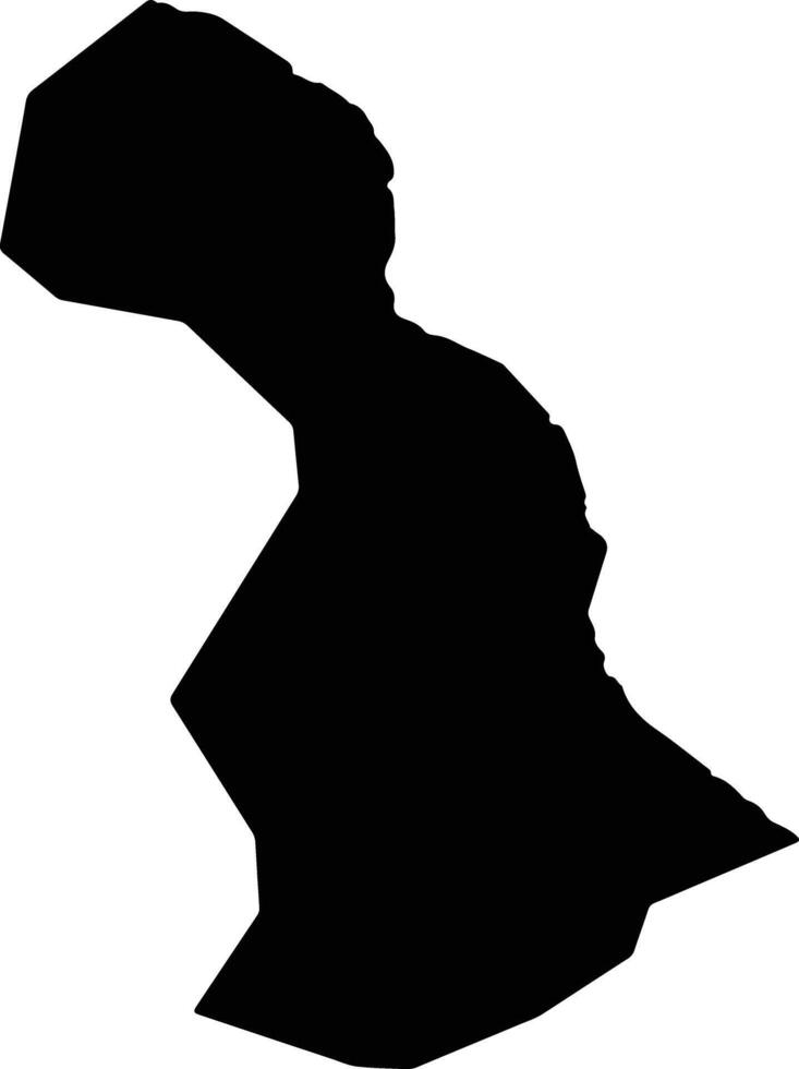 Dand Patan Afghanistan silhouette map vector