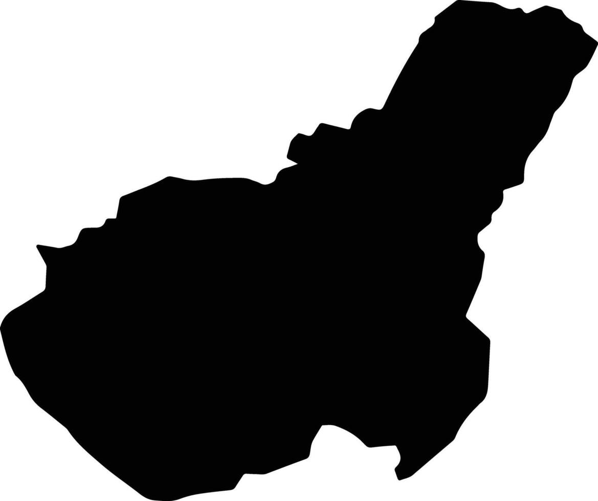 Danei Taiwan silhouette map vector