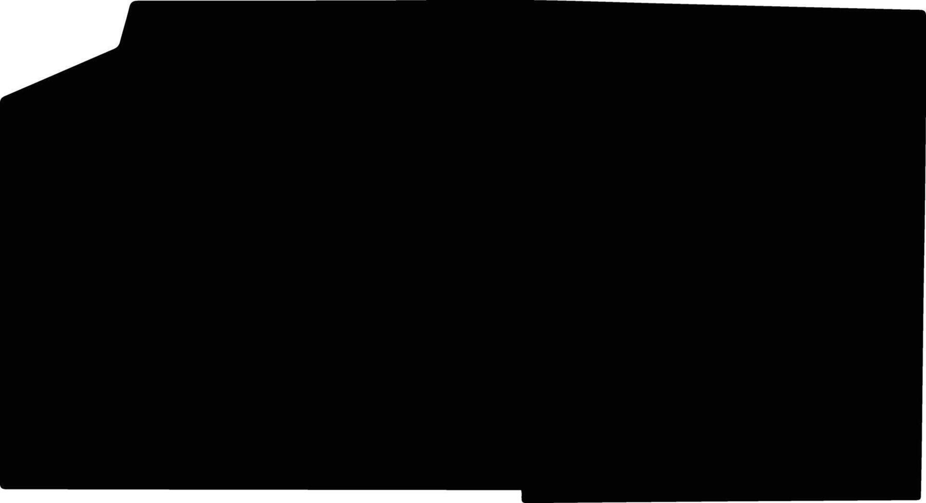Dane United States silhouette map vector