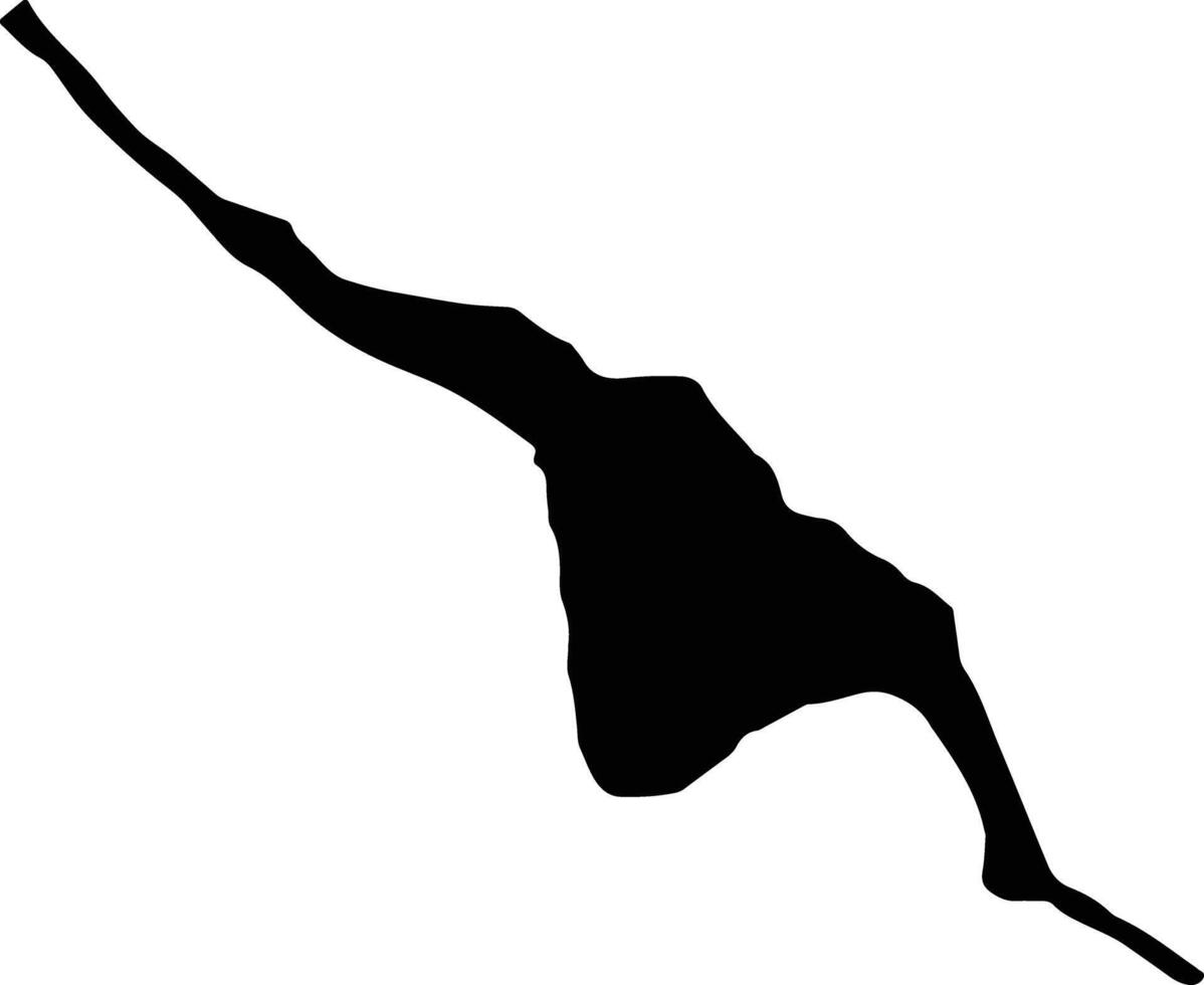 Dar al Salam Egypt silhouette map vector