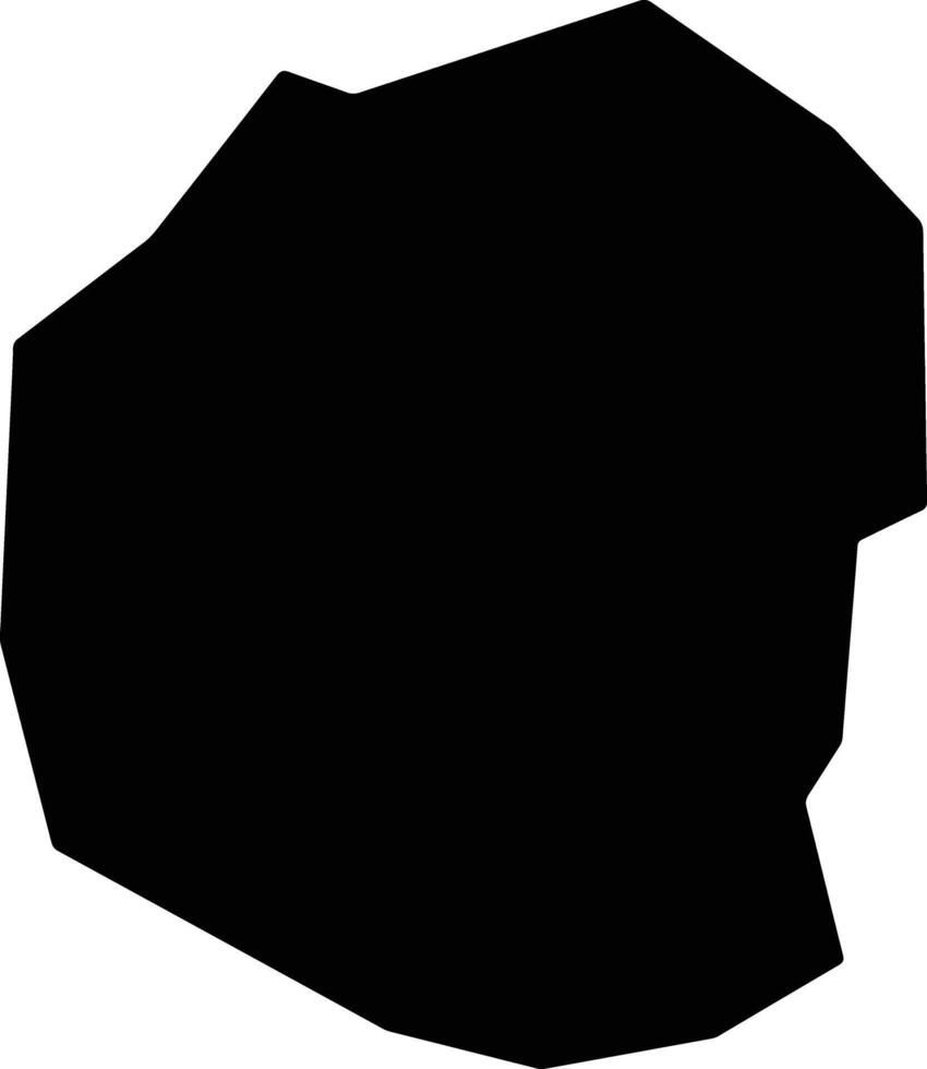 Dara I Nur Afghanistan silhouette map vector
