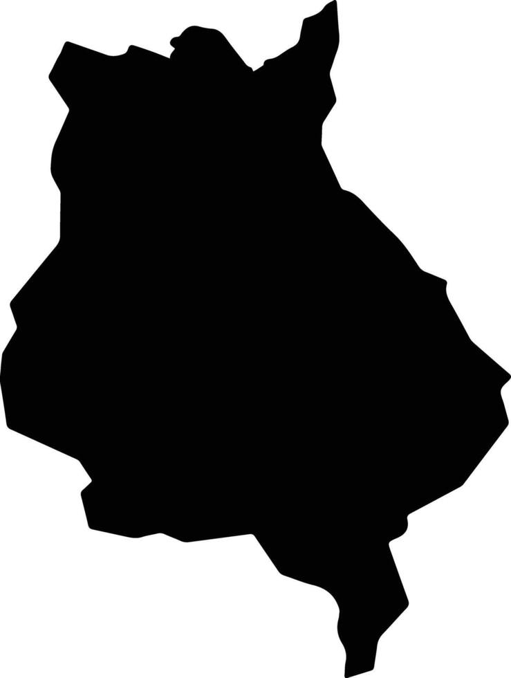 Darwaz Afghanistan silhouette map vector