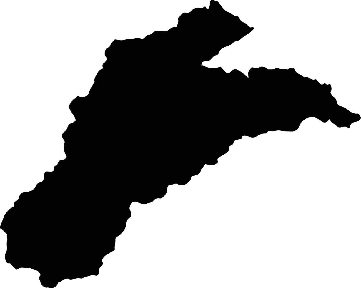 Datong Taiwan silhouette map vector