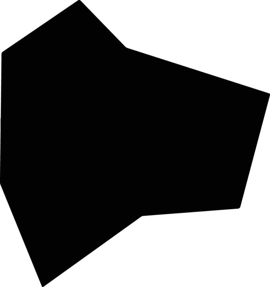 Datongxian China silhouette map vector