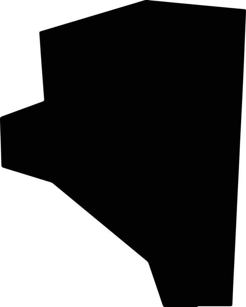 Davidson United States silhouette map vector