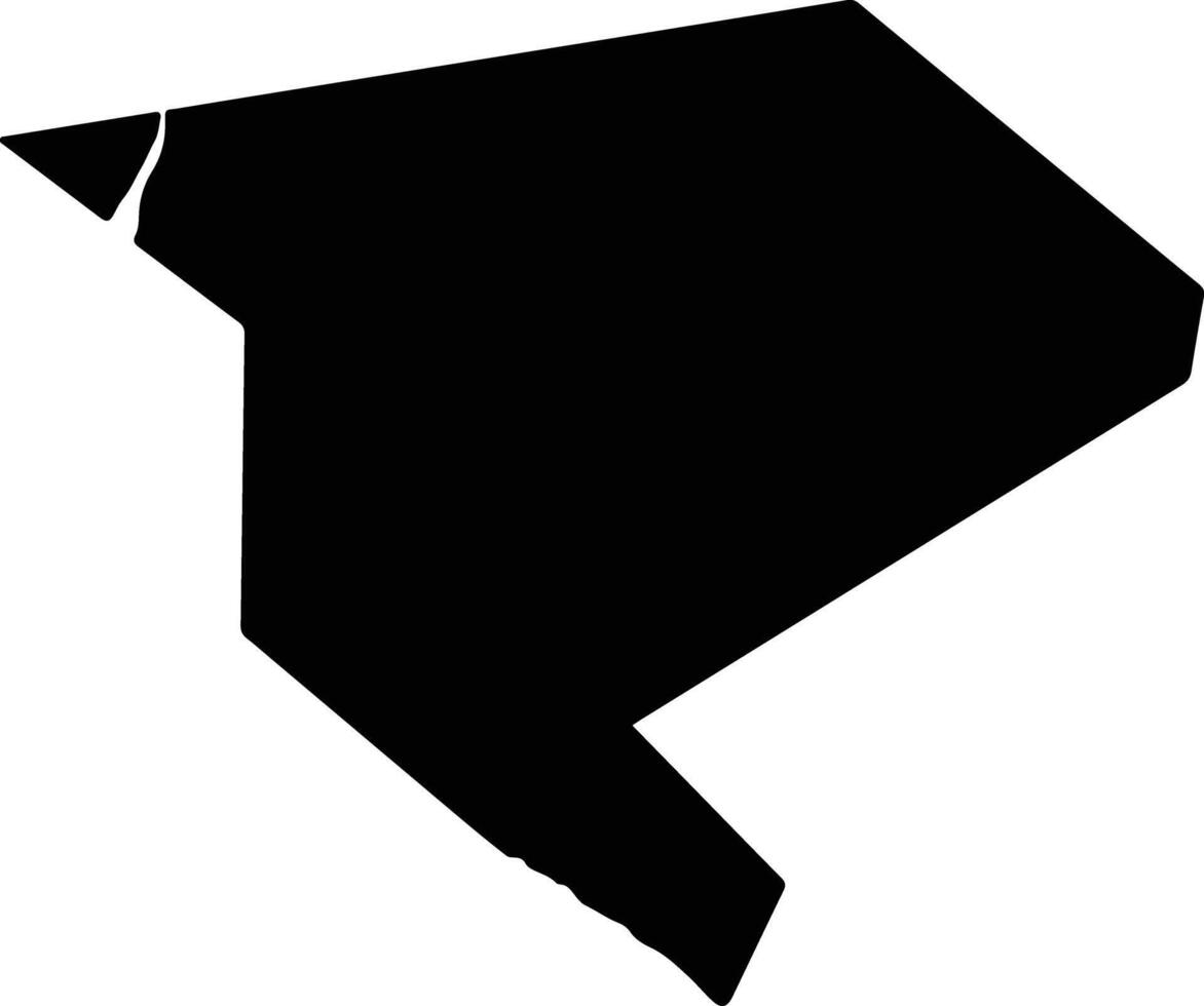 Dawaxian China silhouette map vector