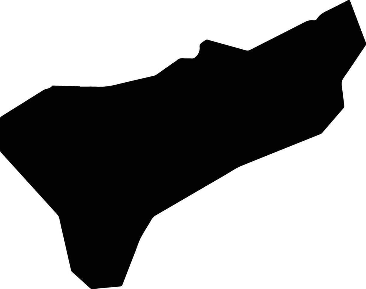 Davios Cyprus silhouette map vector