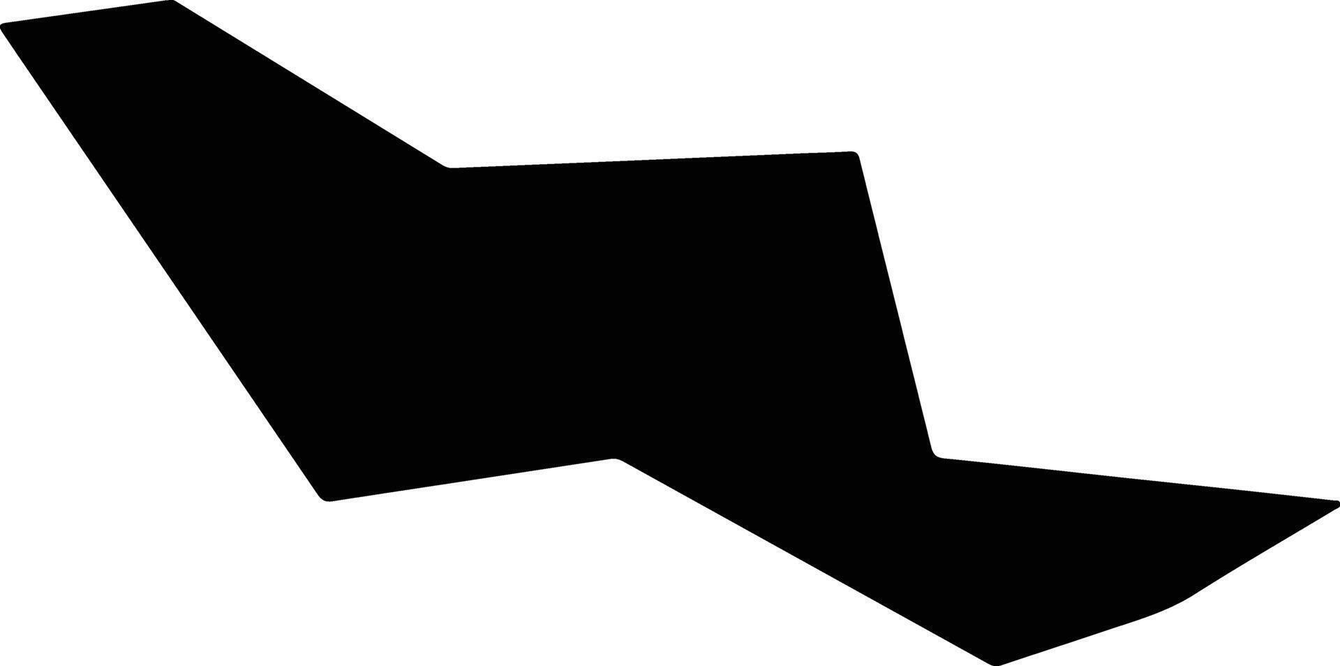 Dayixian China silhouette map vector