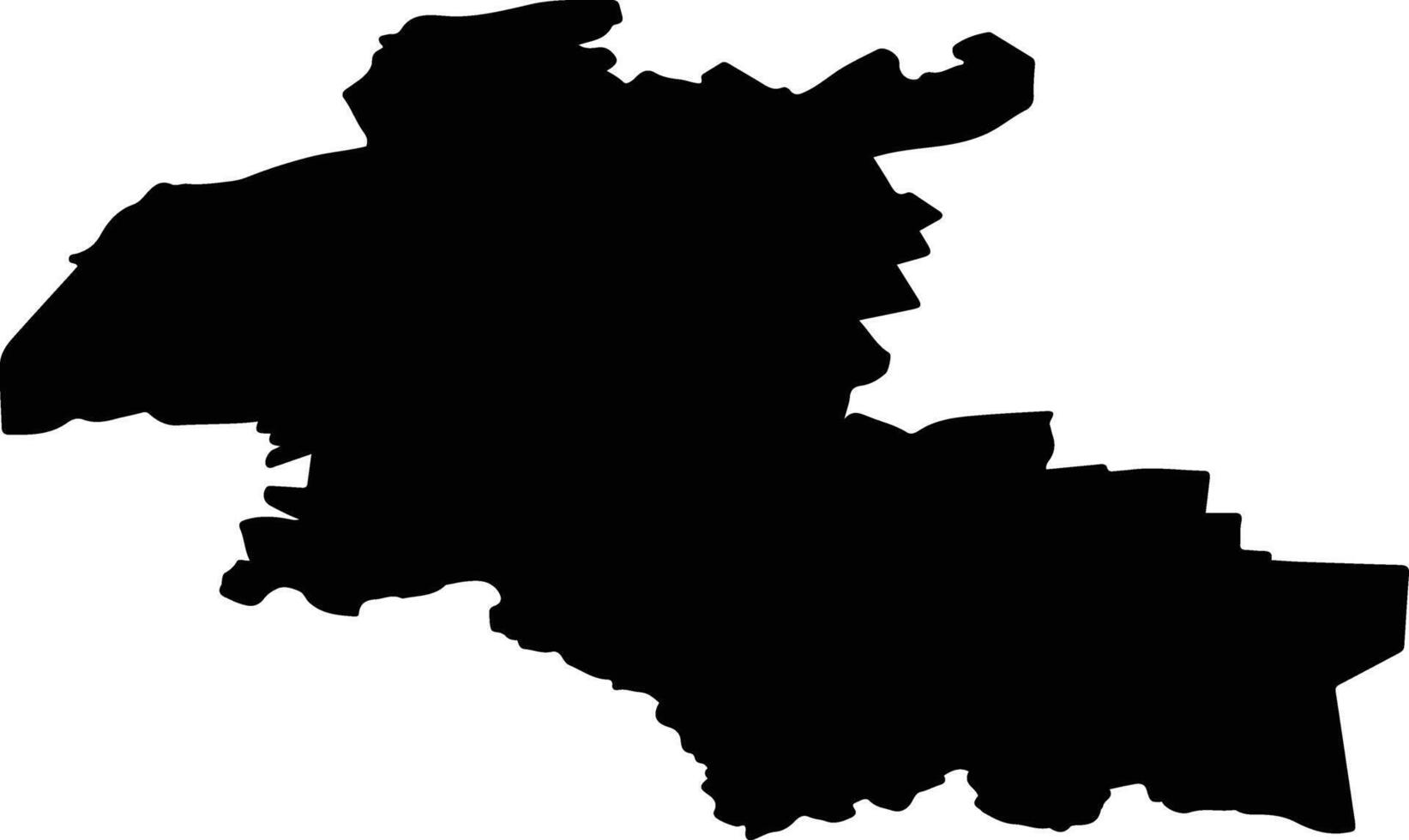 De Wolden Netherlands silhouette map vector
