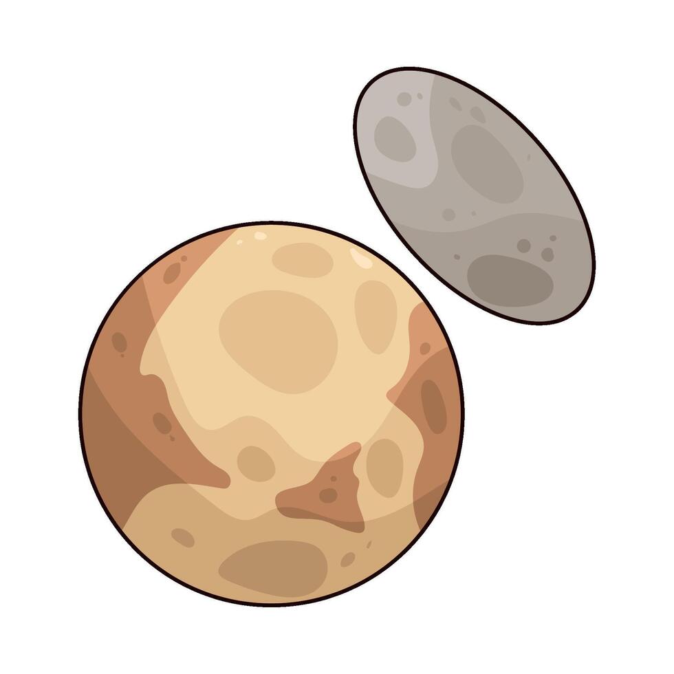 a space planet vector