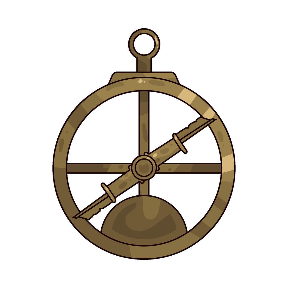 space Astrolabe illustration vector