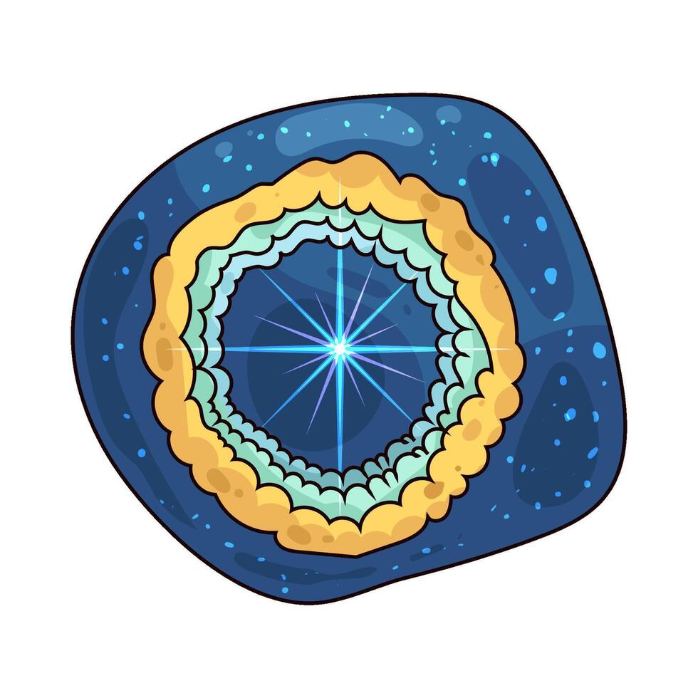 space Blueshift illustration vector