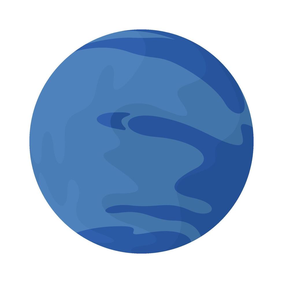Space neptune planet vector