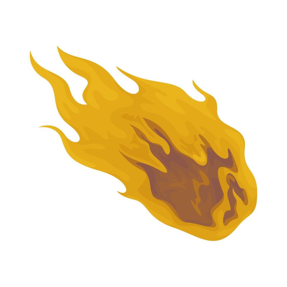 Space meteor illustration vector