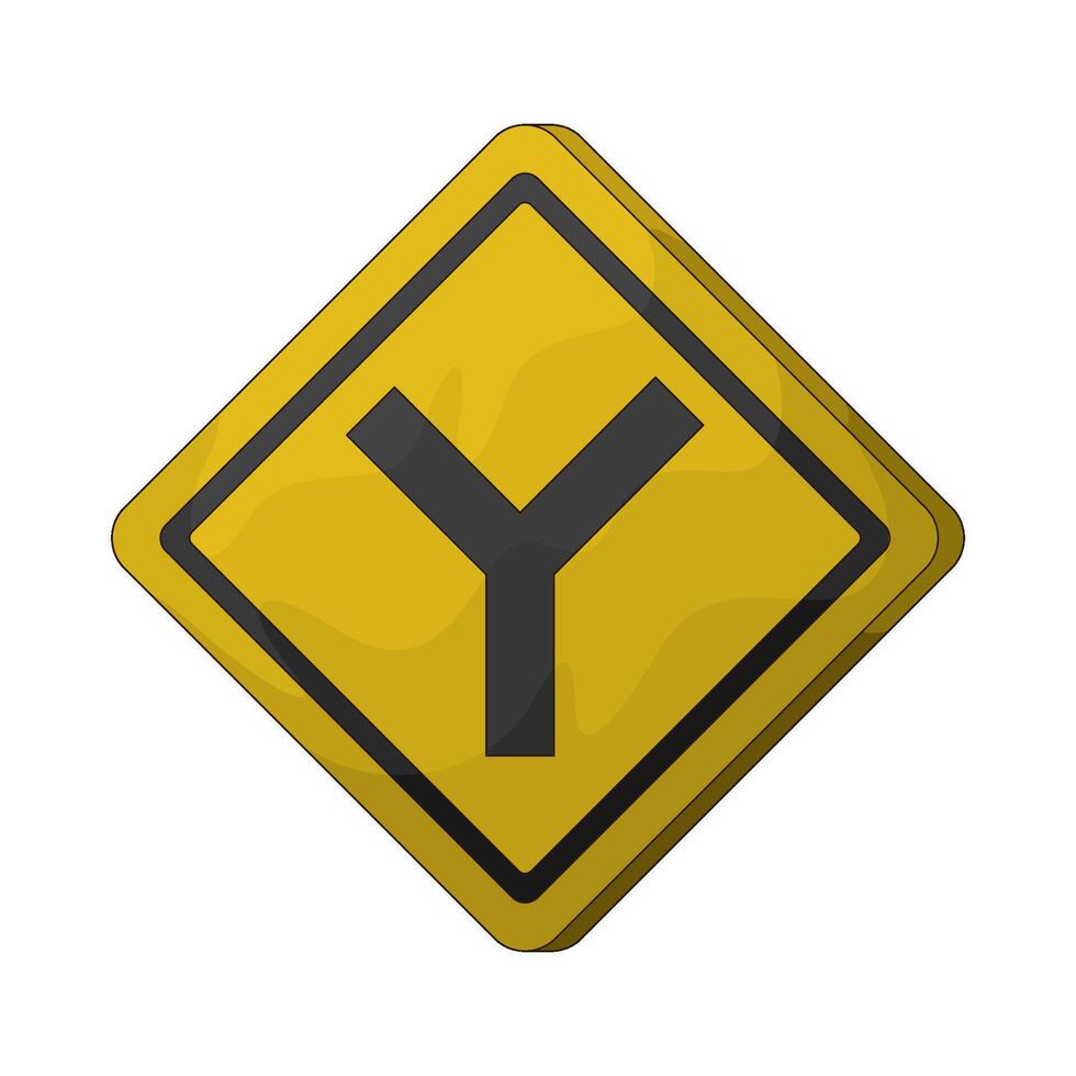 Y intersection sign vector