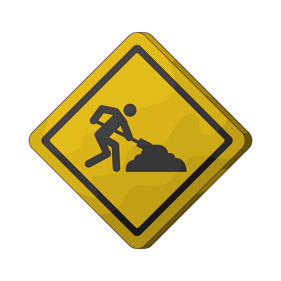 construction road symbol vector