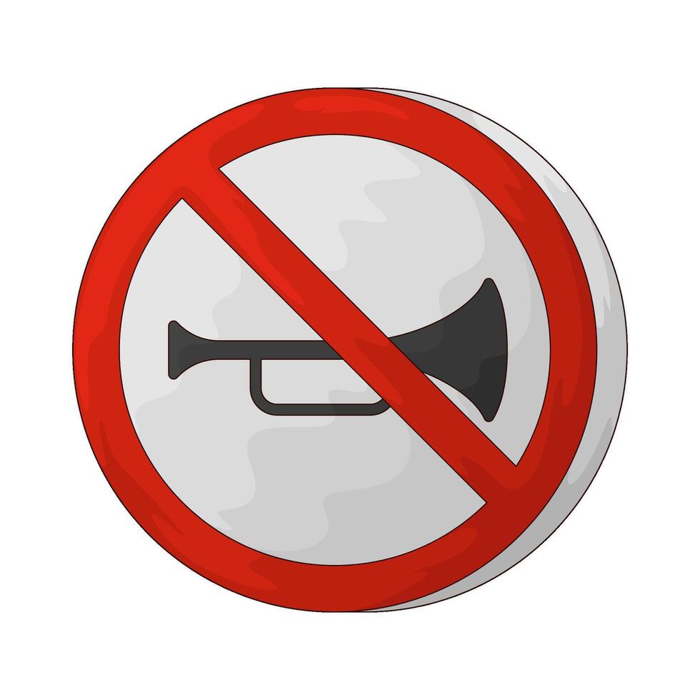 no horn symbol vector