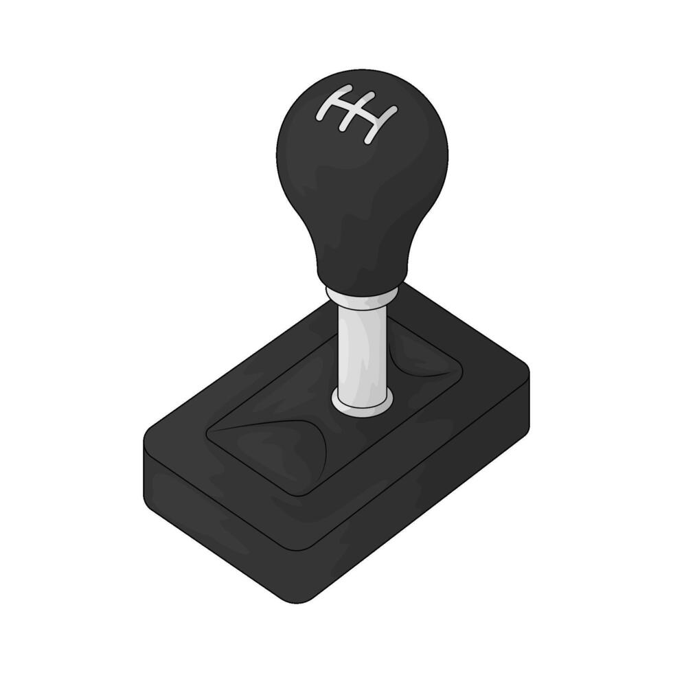 Car Race gear shift vector