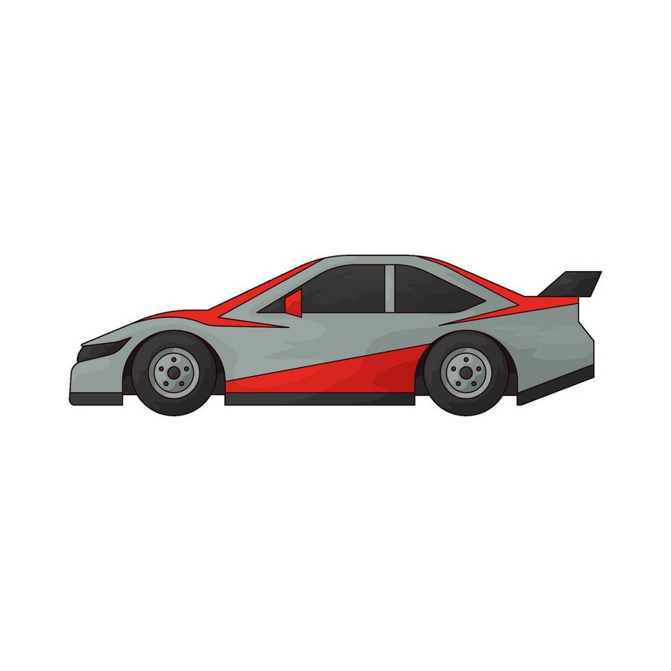 luxury racing car vector