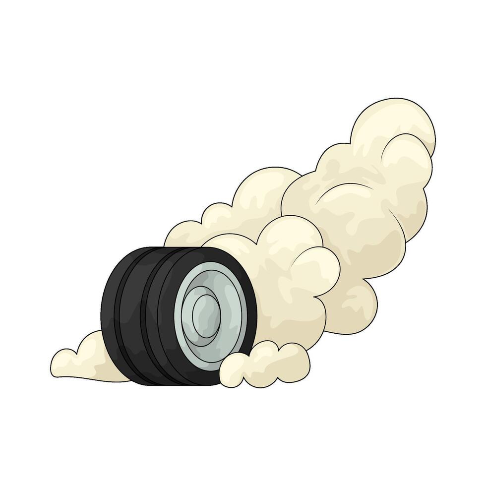 Car Race smoke vector