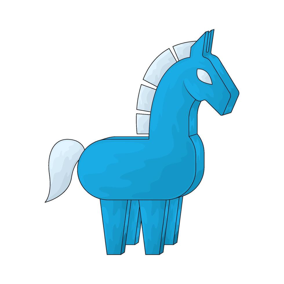 Hacker trojan horse vector