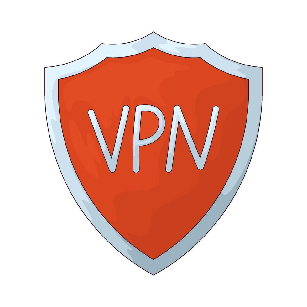 vpn protection illustration vector