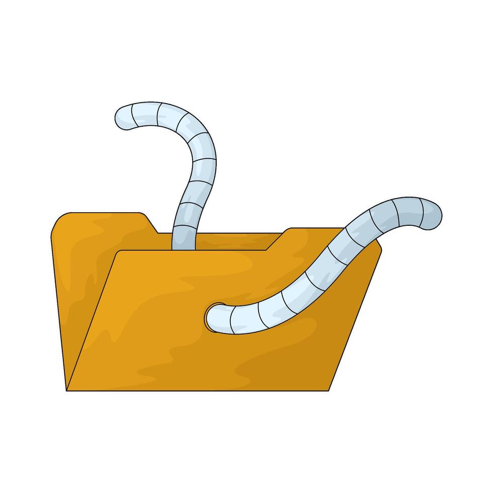 illustration of phishing folder vector