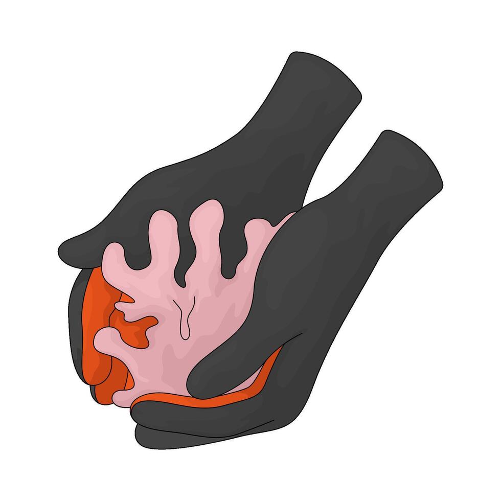 pink coral illustration vector