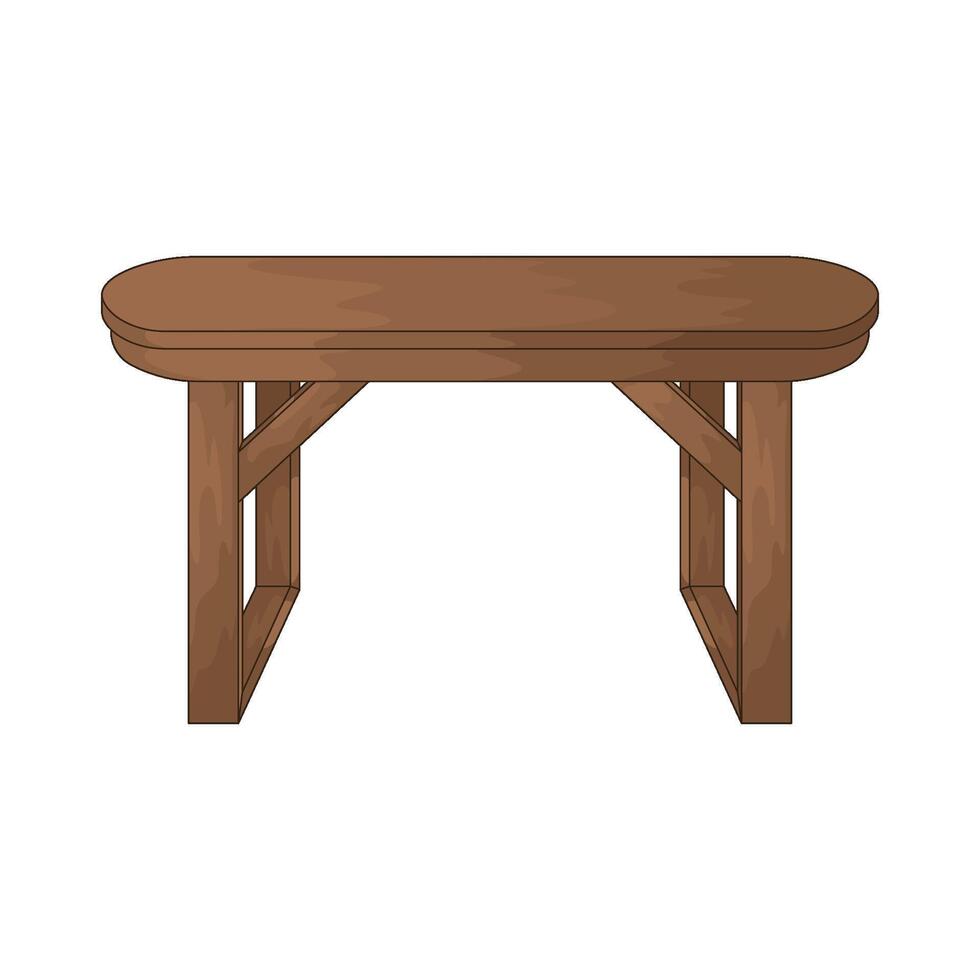 Hotel table illustration vector
