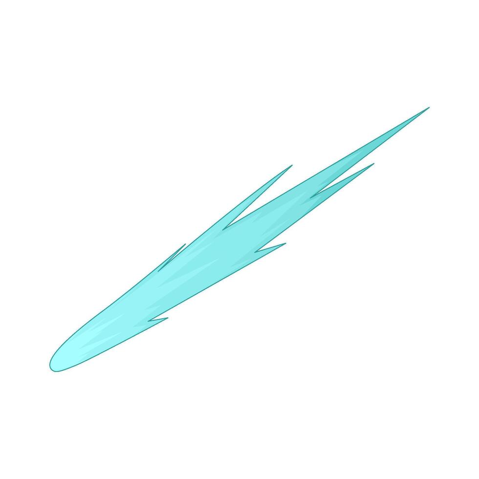 illustration of falling comet vector
