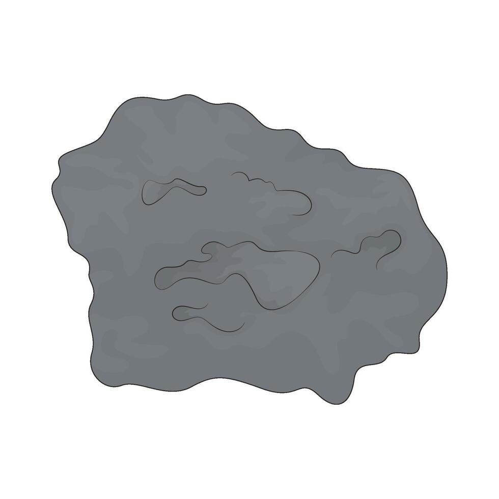 illustration of space asteroid vector