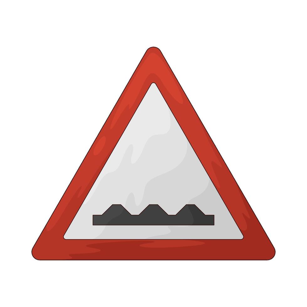 sped bump symbol illustration vector
