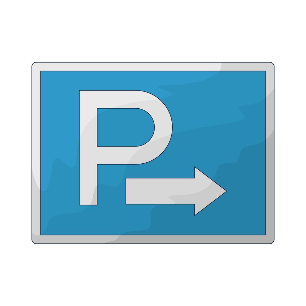 parking symbol illustration vector