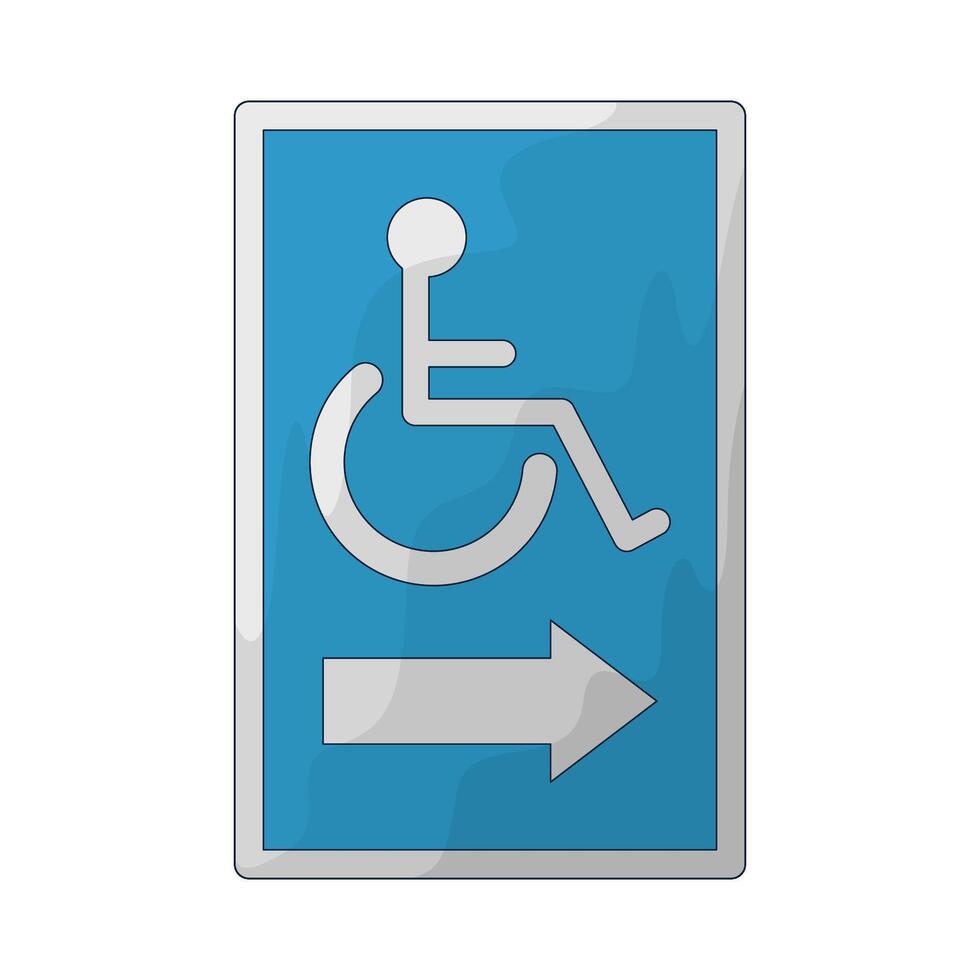 disabled symbol illustration vector
