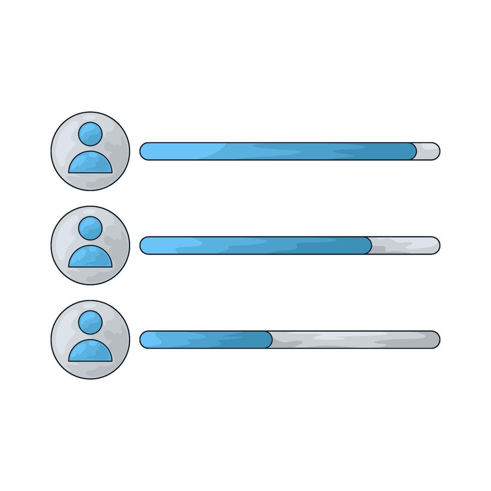 Webinar poll illustration vector