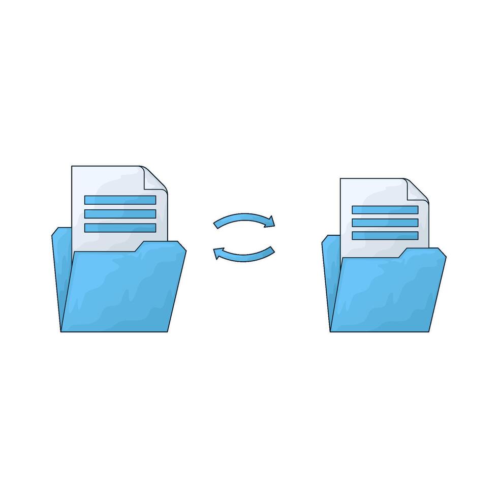 Webinar folder illustration vector